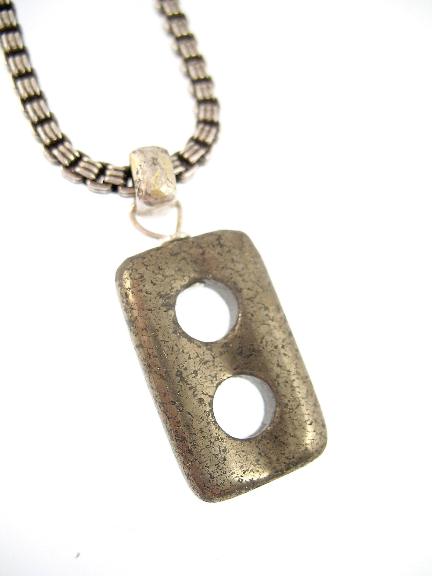 Collier Homme Pyrite